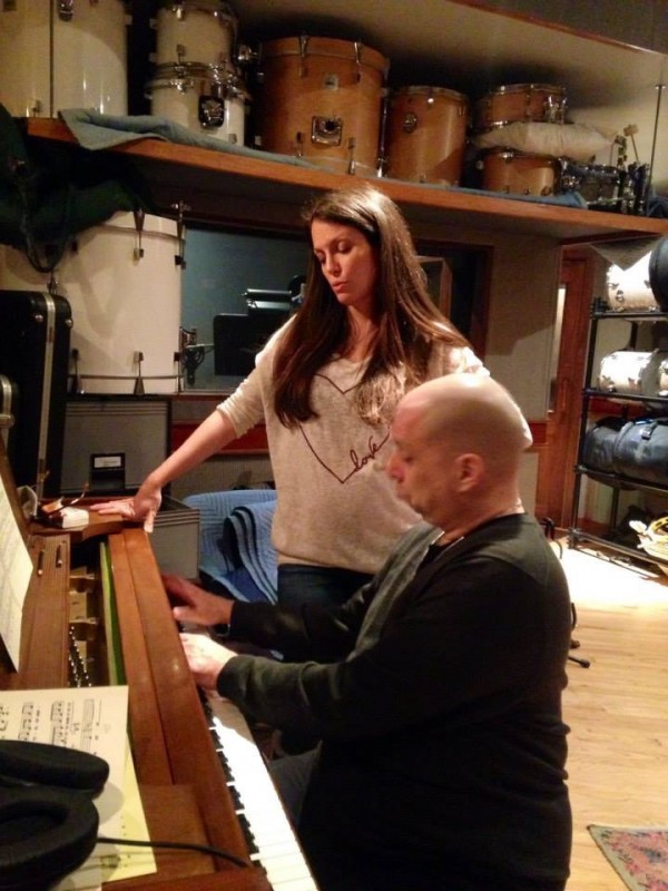 Recording sessions Judy Garland project with Pianist John DiMartino 