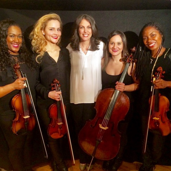 The talanted string Quartet for "Over the Rainbow"