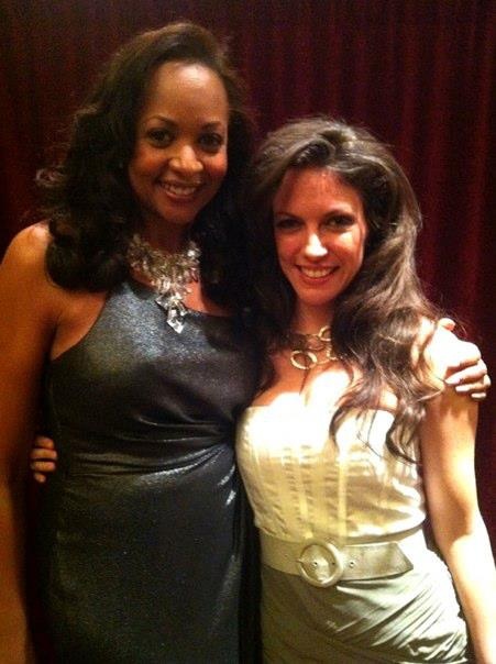 With my good friend, the beautiful and amazing vocalist La Tanya Hall after her gig at Feinstein's at the Regency Feb 2012