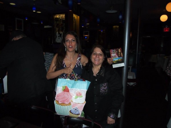 With friend and fan Debra Miller ( thanks so much for the birthday gifts) at Iridium Jazz Club 4/30/2014