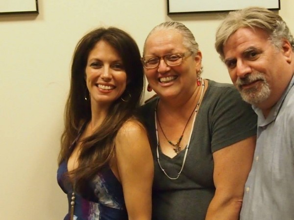 With my friends Giglia Maruvelli & performer, Glen Charlow (glencharlow.com), after my performance at the NY Sheet Music Society June 14 2014